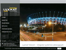 Tablet Screenshot of luxmat.com